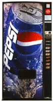 canned drinks vending machine